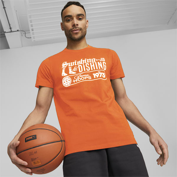 Clyde's Closet Men's Basketball T-shirt, Hot Heat, extralarge-AUS