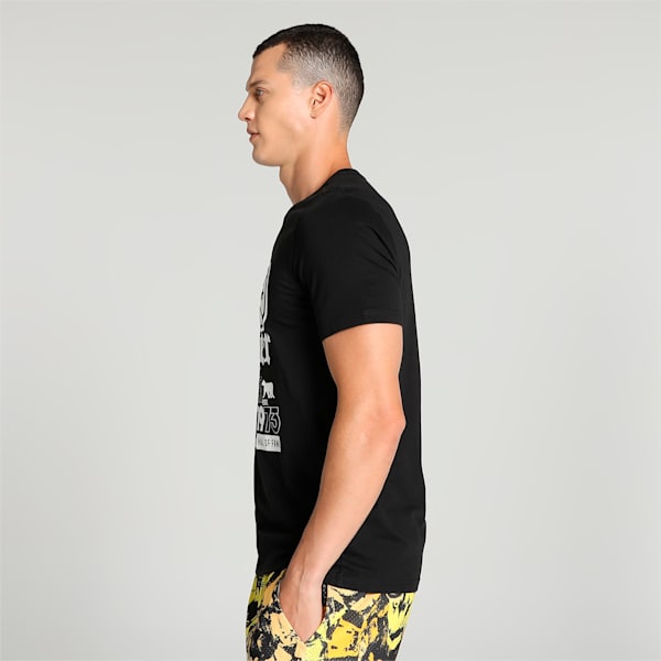 Clydes Closet SS 3 Men's Basketball T-shirt, PUMA Black, extralarge-IND