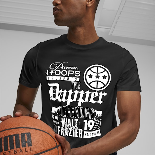 Clydes Closet SS 3 Men's Basketball T-shirt, PUMA Black, extralarge-AUS