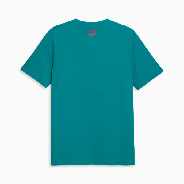 Spring Fling Classics AOP Men's Tee, Deep Aqua, extralarge