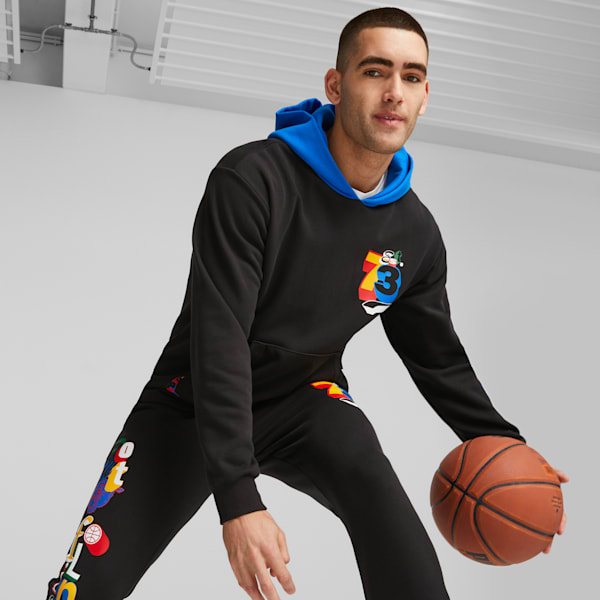 Chandail à capuchon Trash Talk Basketball, hommes, PUMA Black, extralarge