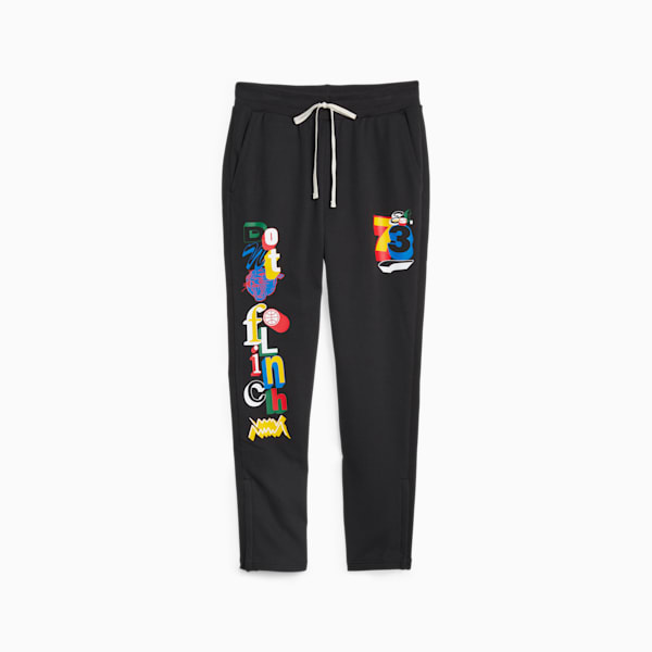 Trash Talk Men's Basketball Sweat Pants, PUMA Black, extralarge-IND