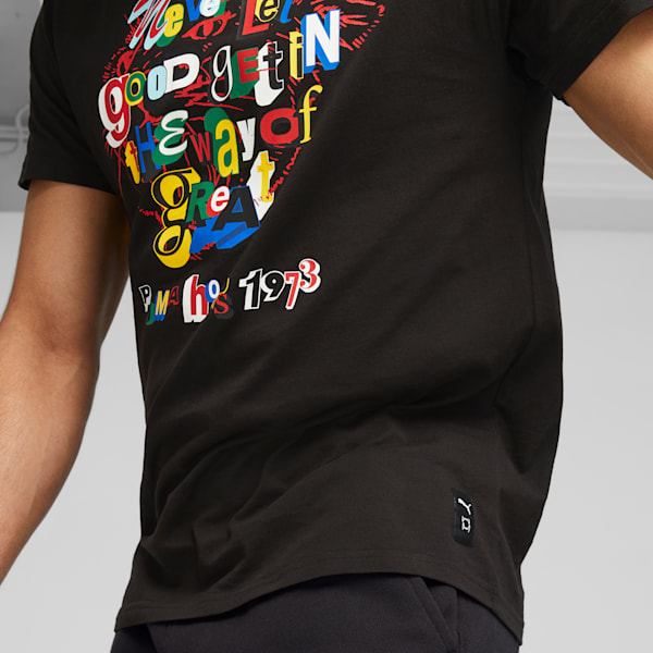 Playera de basquetbol Trash Talk para hombre, PUMA Black, extralarge