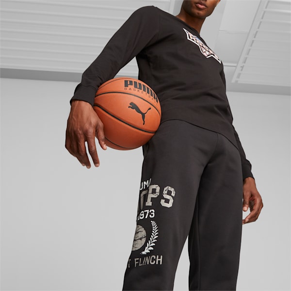 Pantalon de basketball Graphic Booster Homme, PUMA Black, extralarge