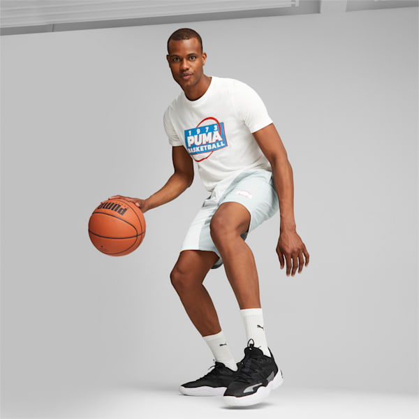 Blueprint Men's Basketball Tee, PUMA White, extralarge-GBR