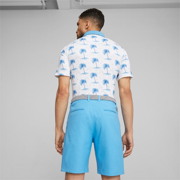 MATTR Mirage Men's Golf Polo, White Glow-Regal Blue, extralarge-GBR