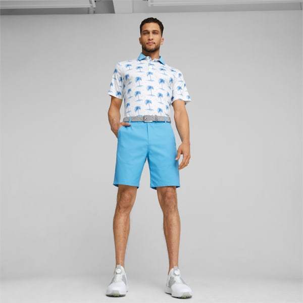 MATTR Mirage Men's Golf Polo, White Glow-Regal Blue, extralarge-GBR