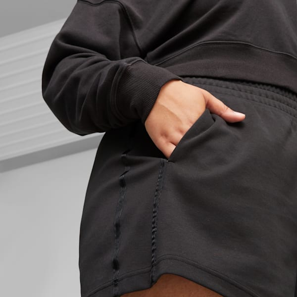 T7 Women's High Waist Shorts, PUMA Black, extralarge-IND
