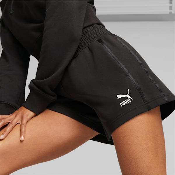 T7 Women's High Waist Shorts, PUMA Black, extralarge-AUS