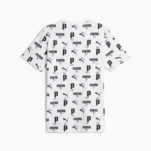 メンズ PUMA x スマーフ AOP Tシャツ, PUMA White, extralarge-JPN