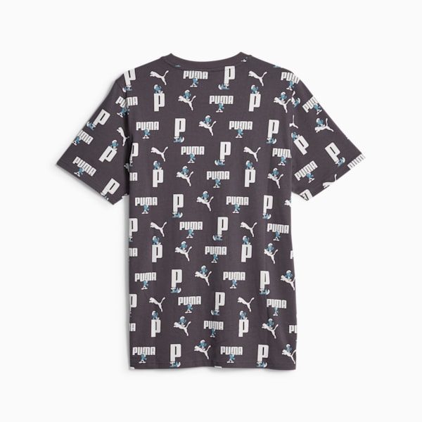 PUMA x THE SMURFS AOP Men's Tee, Dark Coal-AOP, extralarge