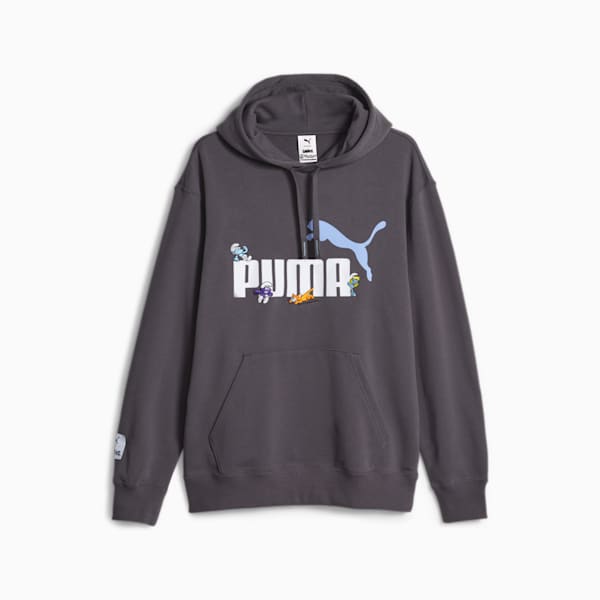 PUMA x THE SMURFS Men's Hoodie, Dark Coal, extralarge-IDN