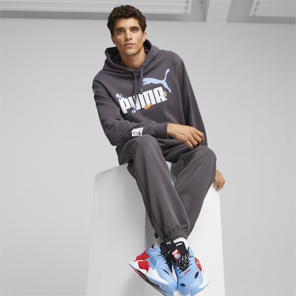 PUMA x THE SMURFS Men's Hoodie, Dark Coal, extralarge-IDN