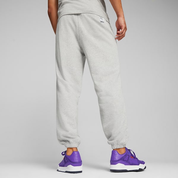 PUMA x THE SMURFS Men's Sweat Pants, Light Gray Heather, extralarge-IND