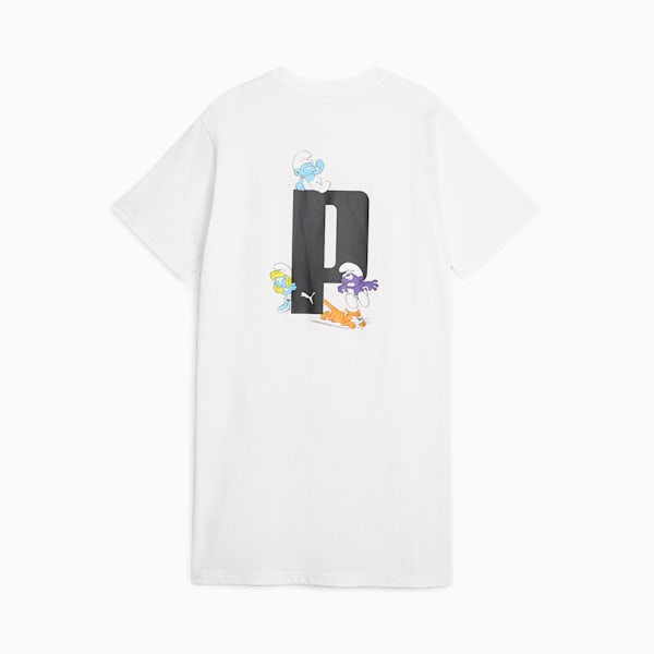 PUMA x THE SMURFS Tee Dress, PUMA White, extralarge-IND