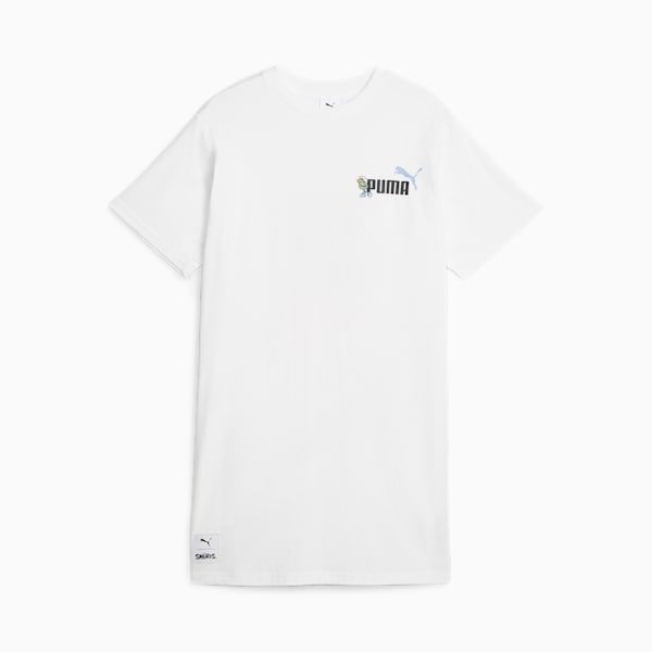 ウィメンズ PUMA x スマーフ Tシャツ ドレス, PUMA White, extralarge-JPN