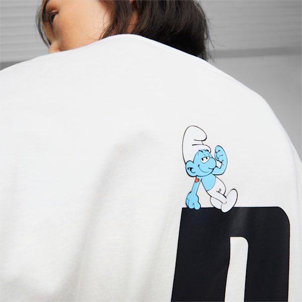 ウィメンズ PUMA x スマーフ Tシャツ ドレス, PUMA White, extralarge-JPN