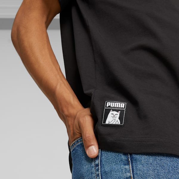 PUMA x RIPNDIP Men's Tee, PUMA Black, extralarge-IND