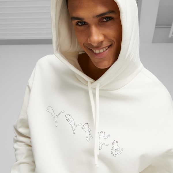 PUMA x RIPNDIP Men's Hoodie, Warm White, extralarge