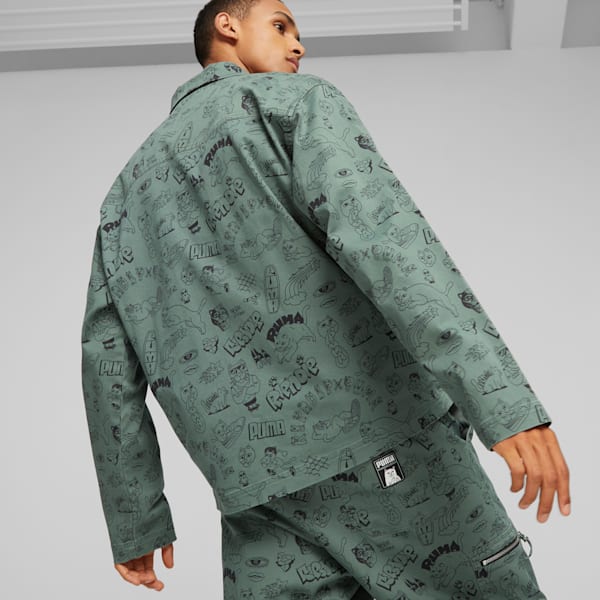Playera de sarga PUMA x RIPNDIP Hombre, Eucalyptus, extralarge