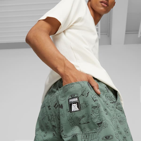 メンズ PUMA x RIPNDIP AOP ツイル パンツ, Eucalyptus, extralarge-JPN