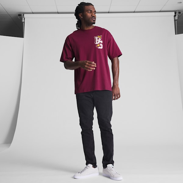 PUMA x STAPLE Men's Graphic Tee, Dark Jasper, extralarge