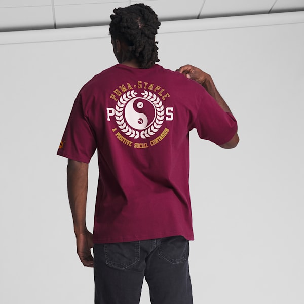 Playera Graphic PUMA x Staple para Hombre, Dark Jasper, extralarge