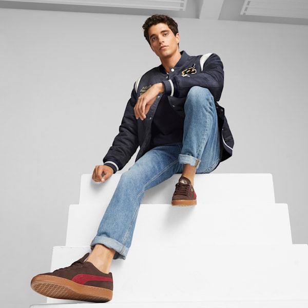 PUMA x STAPLE Men's Varsity Jacket, New Navy, extralarge-IND