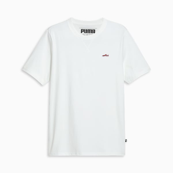 Suede Logo PUMA 75th Year Anniversary Celebration Men's Tee, PUMA White, extralarge
