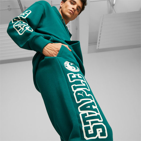 PUMA x STAPLE Men's Sweat Pants, Malachite, extralarge-IND