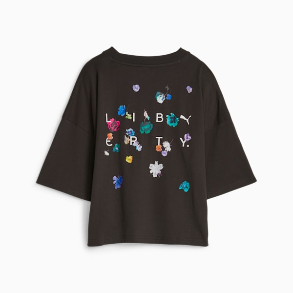 ウィメンズ PUMA x LIBERTY グラフィック Tシャツ, PUMA Black, extralarge-JPN