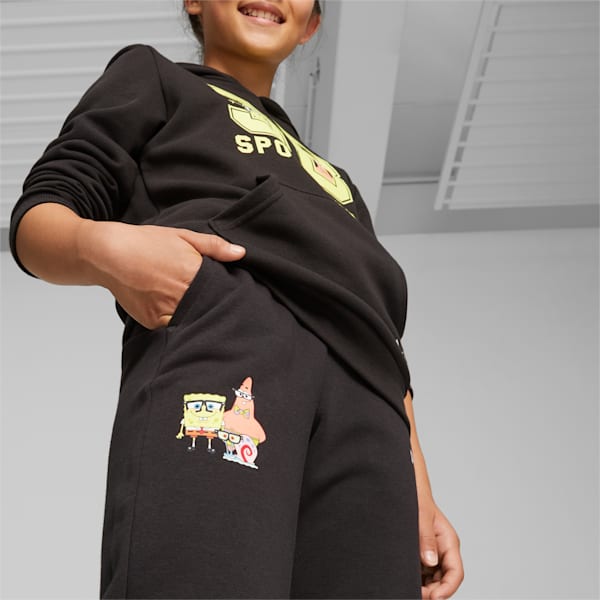 PUMA x SPONGEBOB SQUAREPANTS Youth Sweatpants, PUMA Black, extralarge-IND