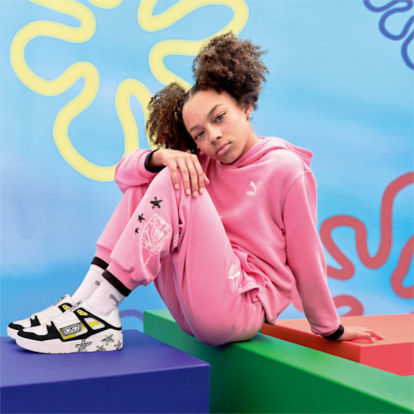 PUMA x SPONGEBOB SQUAREPANTS Youth Sweatpants, Strawberry Burst, extralarge-IND