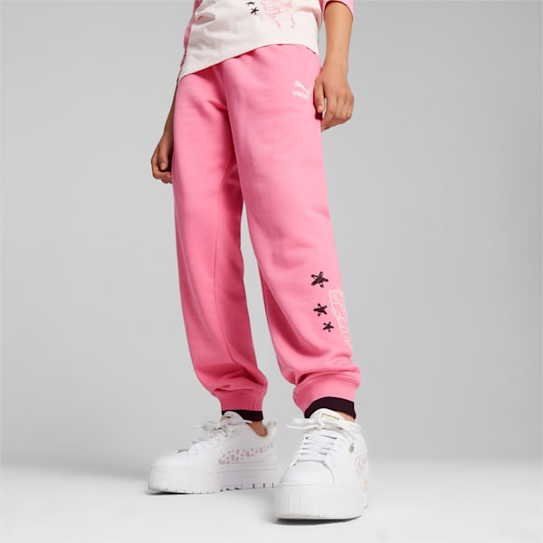 PUMA x SPONGEBOB SQUAREPANTS Youth Sweatpants, Strawberry Burst, extralarge-IND