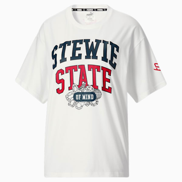 Camiseta de básquetbol STEWIE x RUBY para mujer, PUMA White