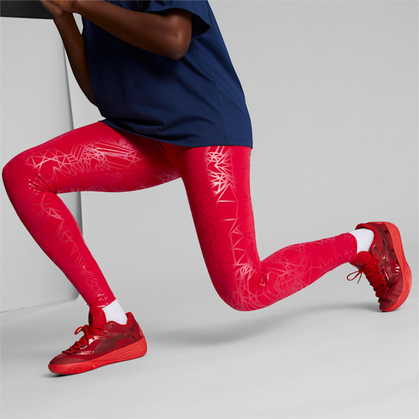STEWIE x RUBY Women's Basketball Leggings, Urban Red, extralarge