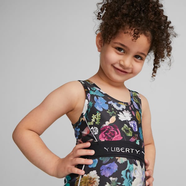 PUMA x LIBERTY Kids' Crop Top, PUMA Black, extralarge-GBR