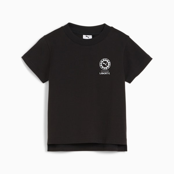 Camiseta gráfica PUMA x LIBERTY para niño, PUMA Black, extralarge