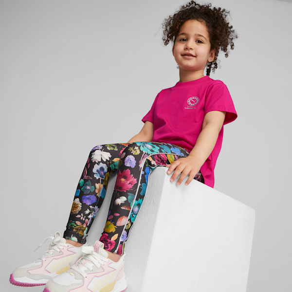 PUMA x LIBERTY Kids' Graphic Tee, Pinktastic, extralarge-GBR