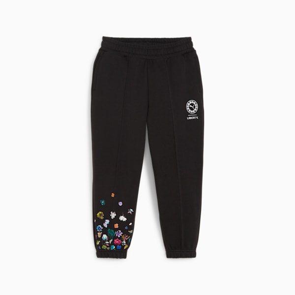 Pants PUMA x LIBERTY para niños, PUMA Black, extralarge