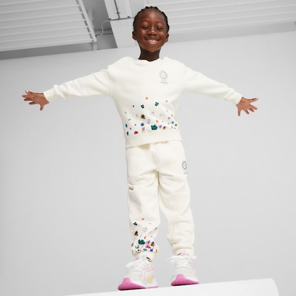 PUMA x LIBERTY Kids' Sweatpants, Warm White, extralarge-GBR