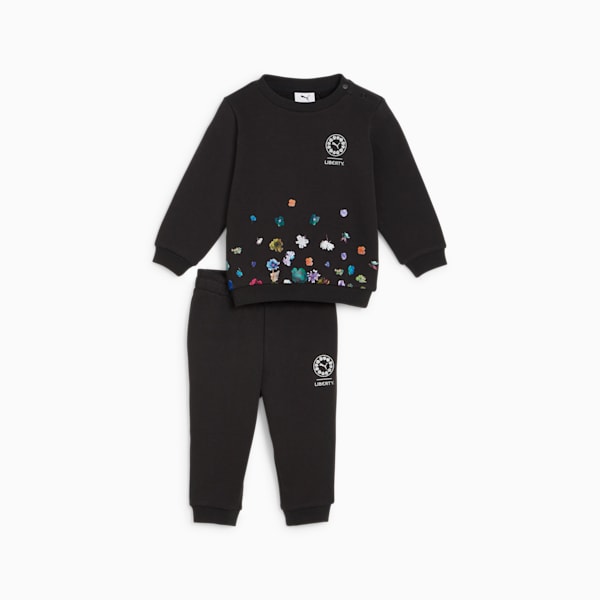 PUMA x LIBERTY Toddlers' Jogger Set, PUMA Black, extralarge