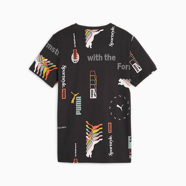 T-shirt Classics Brand Love imprimé Jeunes, PUMA Black, extralarge