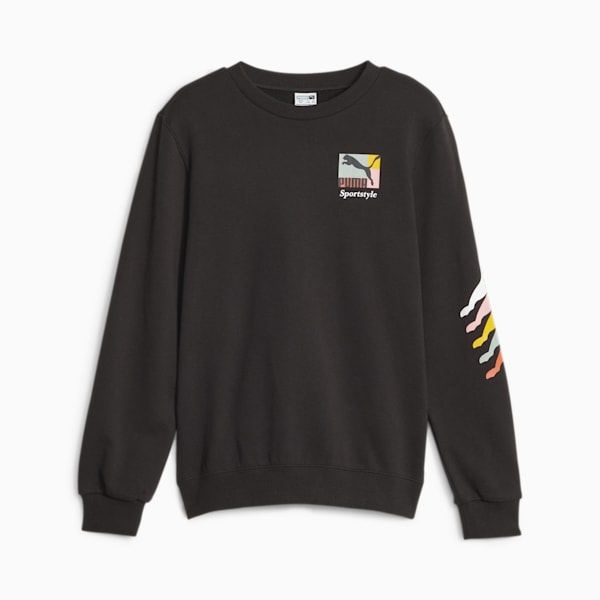 Classics Brand Love Boys' Sweatshirt, PUMA Black, extralarge