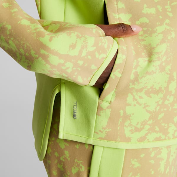 STEWIE x EARTH Women's Dime Half-Zip, Lily Pad, extralarge
