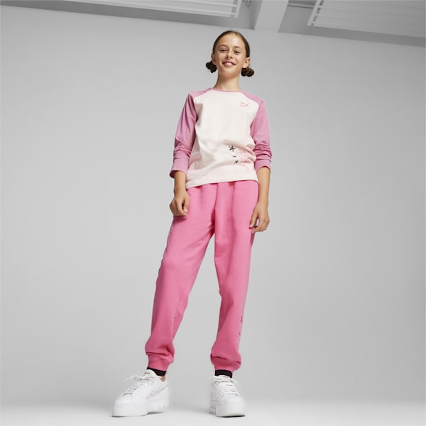 キッズ PUMA x スポンジ・ボブ 長袖 Tシャツ 128cm-164cm, Frosty Pink, extralarge-JPN