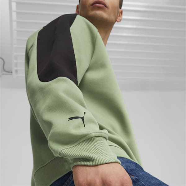 Mercedes-AMG Men's Motorsport Sweatshirt, Dusty Green, extralarge-IND