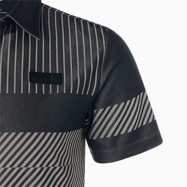 メンズ ゴルフ EGW グラフィック 半袖 ポロシャツ, PUMA Black, extralarge-JPN