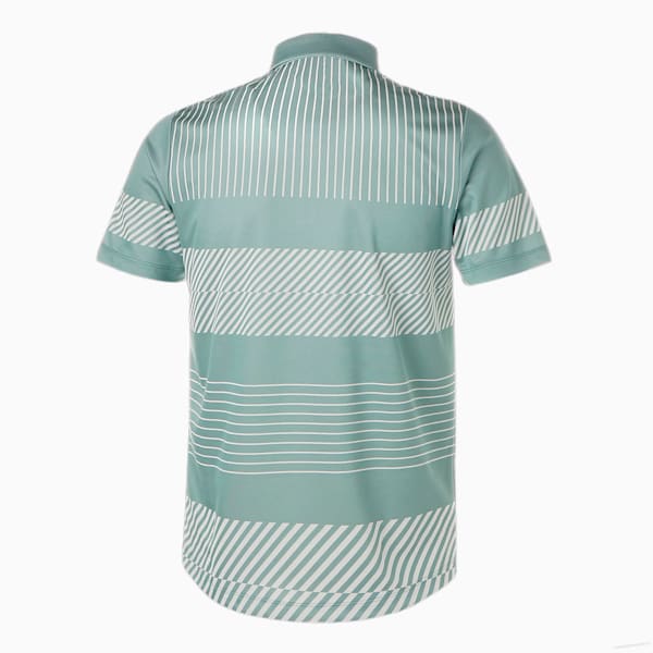 メンズ ゴルフ EGW グラフィック 半袖 ポロシャツ, Adriatic, extralarge-JPN
