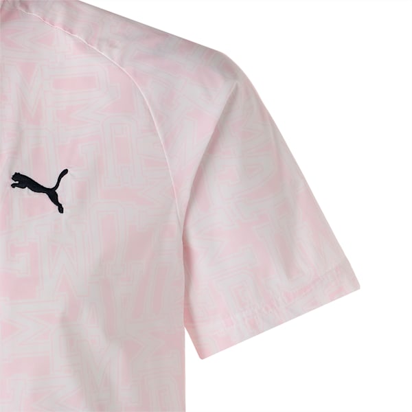 メンズ ゴルフ グラフィック ストレッチ 半袖 ジャケット, Pearl Pink, extralarge-JPN